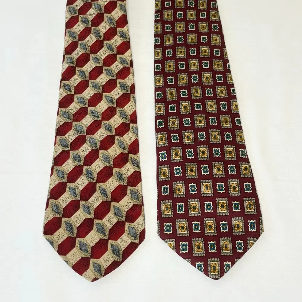 Brooks Brothers Makers Silk Necktie Set of 2